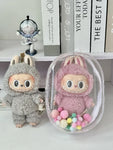 V1 V2 Labubu Protective Cover Cotton Doll Sitting