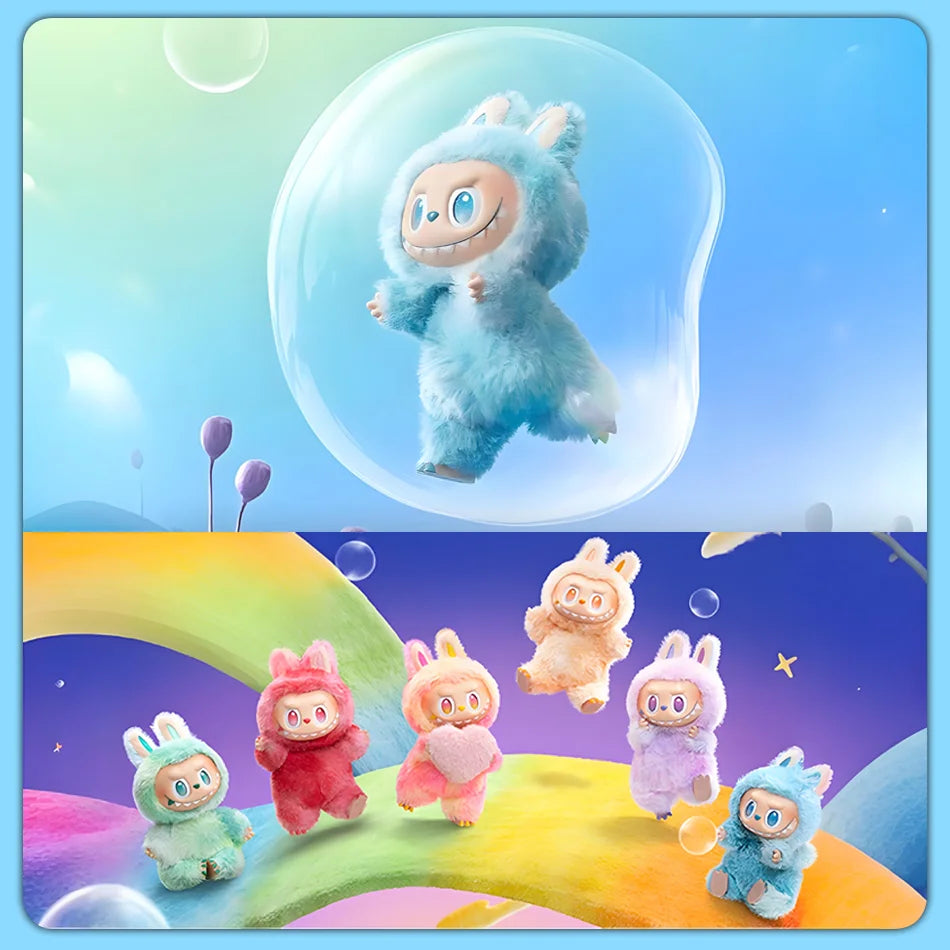 For Labubu Blind Box Toy  Vinyl Doll Kawaii