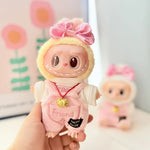 15cm/17cm Labubu Doll Costume Sitting Party 1st