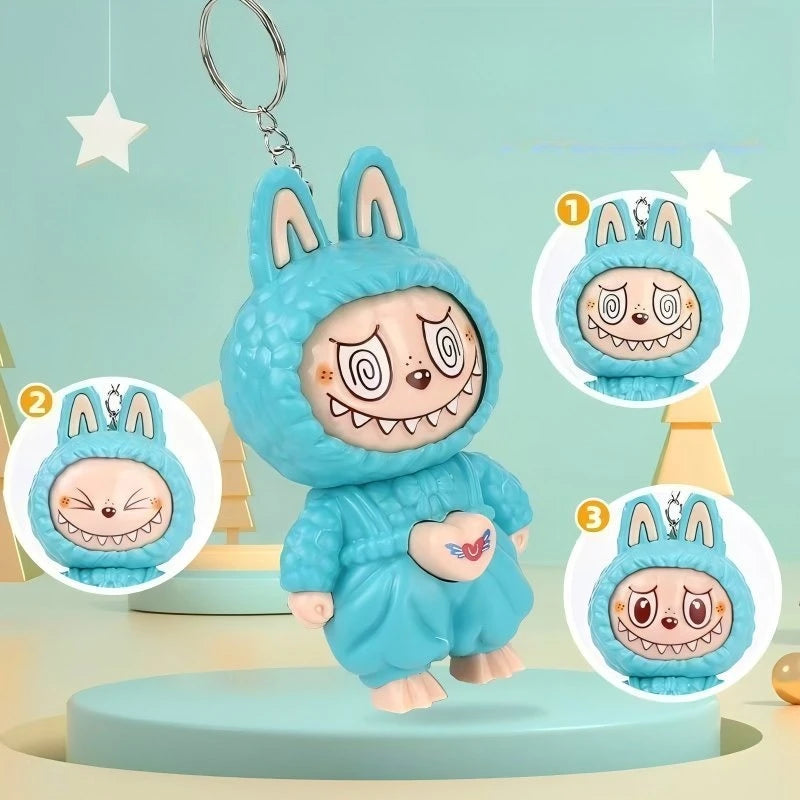 Rab face-changing doll animation keychain