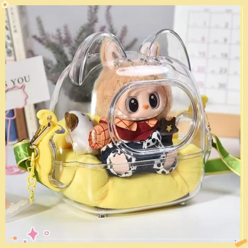 Labubu Doll Crossbody Transparent Outdoor
