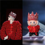 17cm Labubu G-Dragon Same Style Zimomo Baby