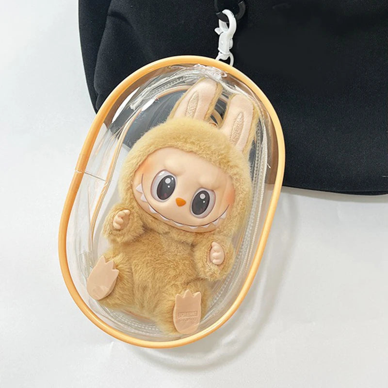 15cm Labubu Transparent Protective Cover Monster