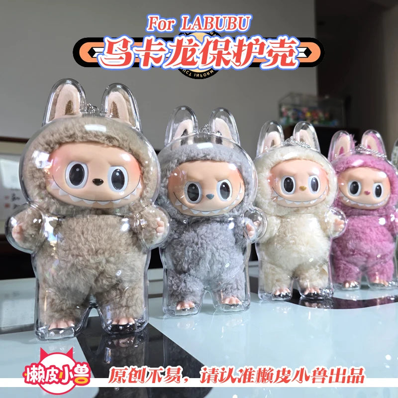 V1 V2 Labubu Protective Cover Cotton Doll Sitting