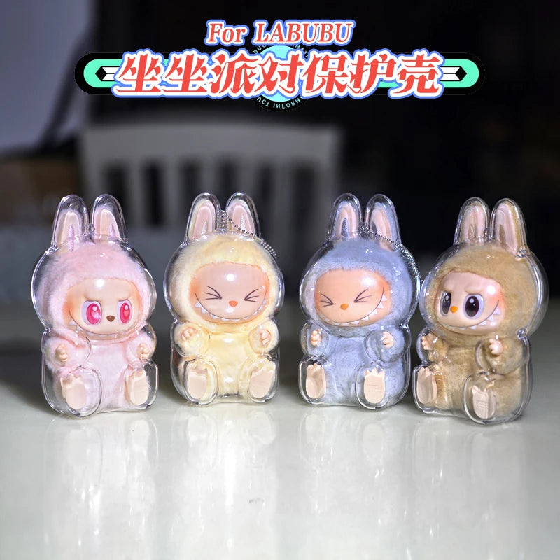 V1 V2 Labubu Protective Cover Cotton Doll Sitting