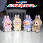 V1 V2 Labubu Protective Cover Cotton Doll Sitting