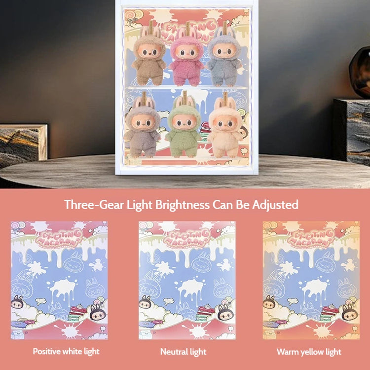 Labubu Heartbeat Macaroon Vinyl Face Plush Doll