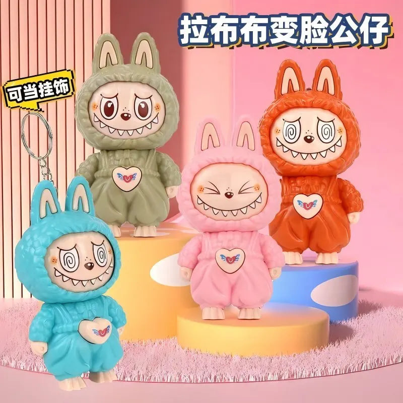 Rab face-changing doll animation keychain
