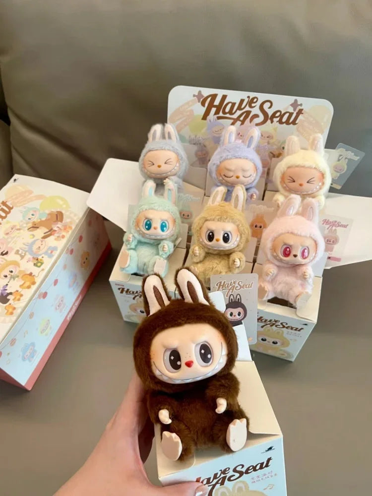 For Labubu Blind Box Toy  Vinyl Doll Kawaii