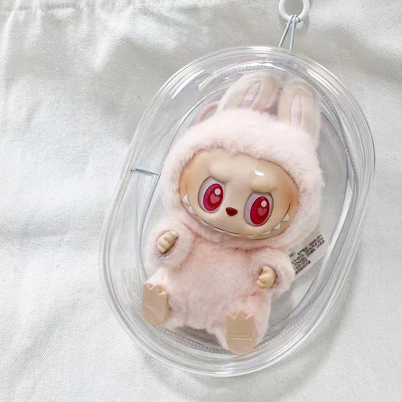 15cm Labubu Transparent Protective Cover Monster