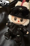 Labubu Fashion Leather Suit Set for 17cm Dolls