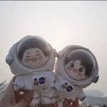 20cm Mini Plush Doll Clothing Cute Space Suit