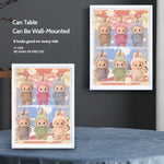 Labubu Heartbeat Macaroon Vinyl Face Plush Doll