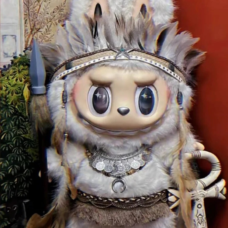 For 58cm Labubu Clothes Zimomo Big Leader Big