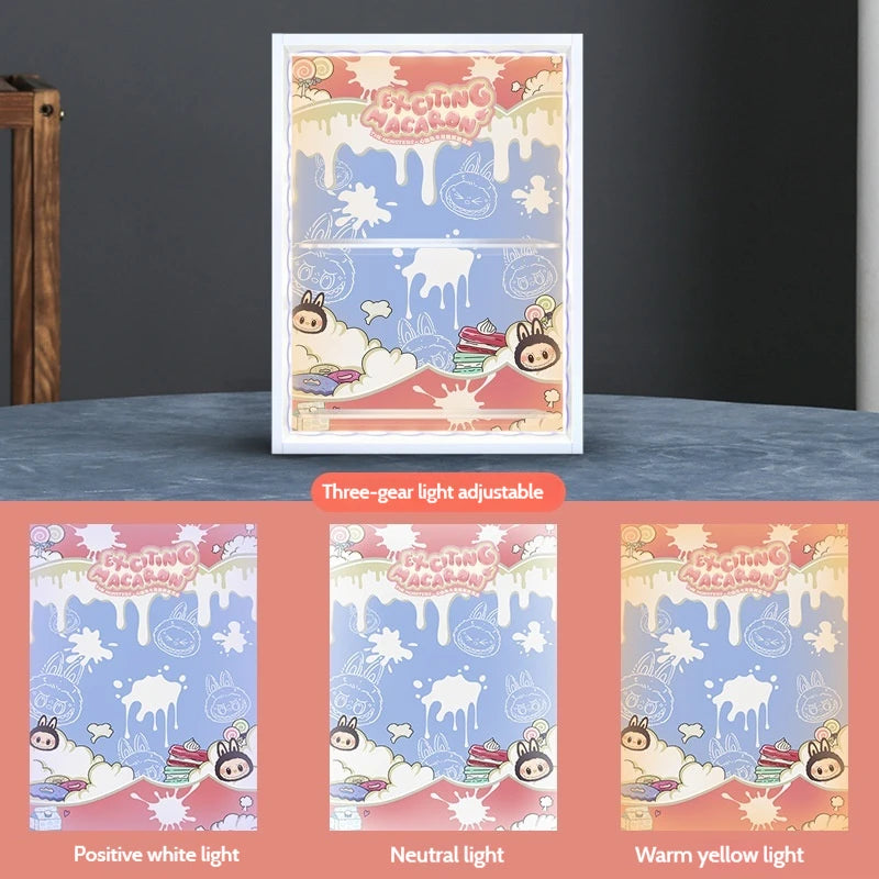 Labubu Heartbeat Macaroon Vinyl Face Plush Doll