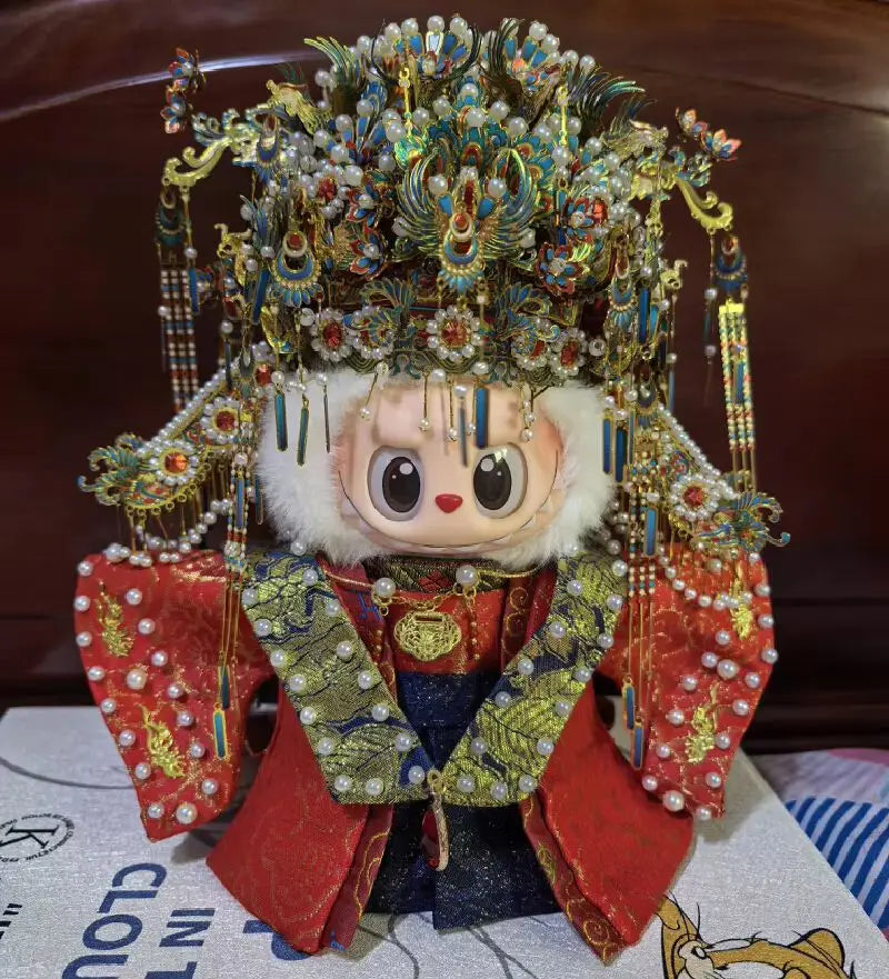 17cm Accessory For Labubu Doll Clothes Zimomo