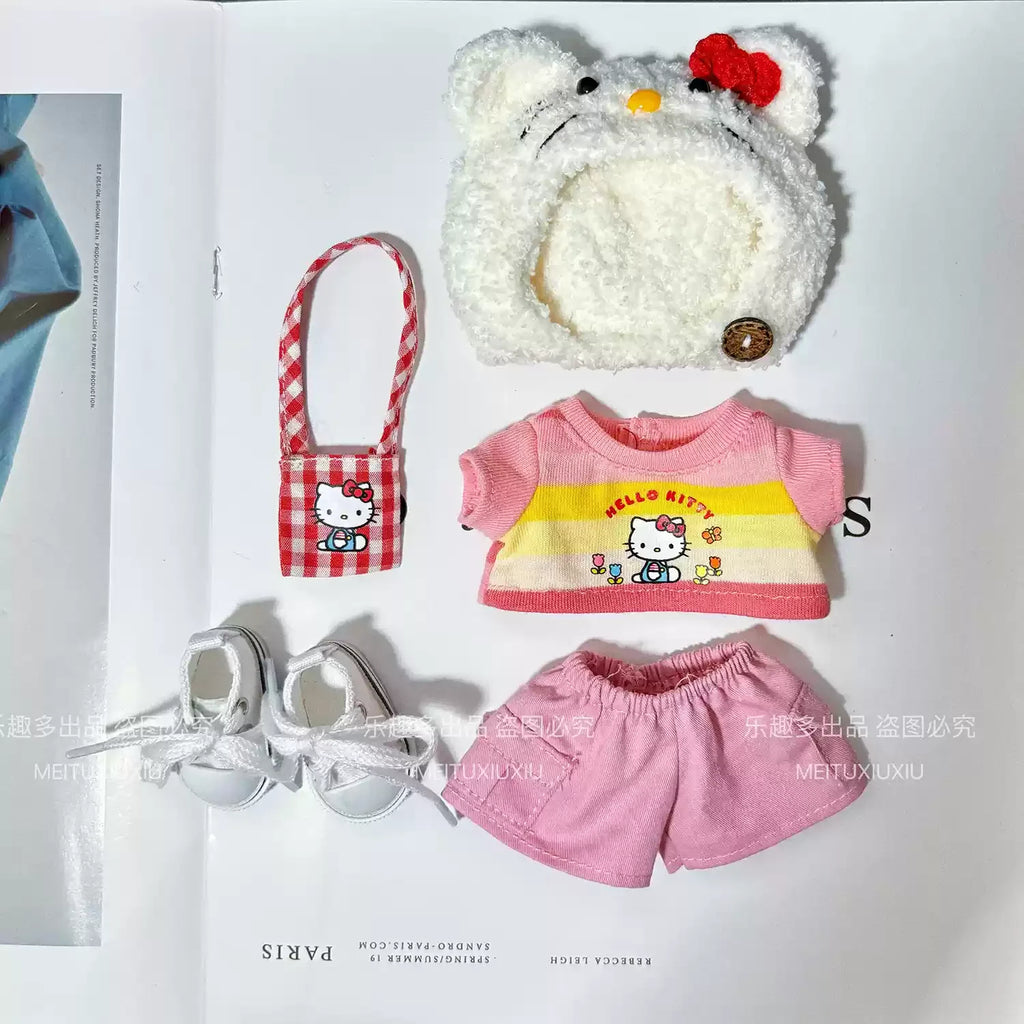 Labubu 17cm Baby Clothes Hellokitty Peripheral