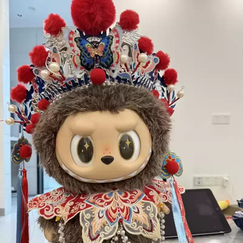 For 58cm Labubu Clothes Zimomo Big Leader Big