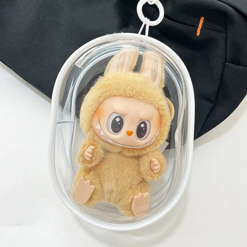15cm Labubu Transparent Protective Cover Monster