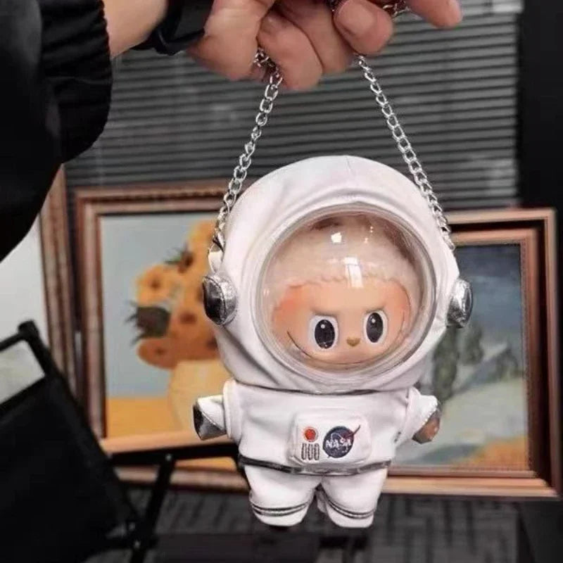 20cm Mini Plush Doll Clothing Cute Space Suit