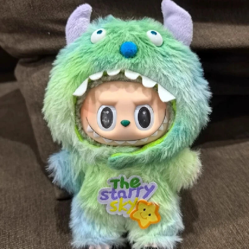 17cm Canvas Pendant Clothes In Stock Labubu