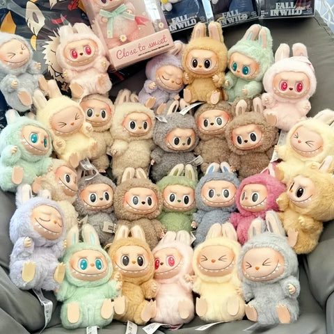 For Labubu Blind Box Toy  Vinyl Doll Kawaii