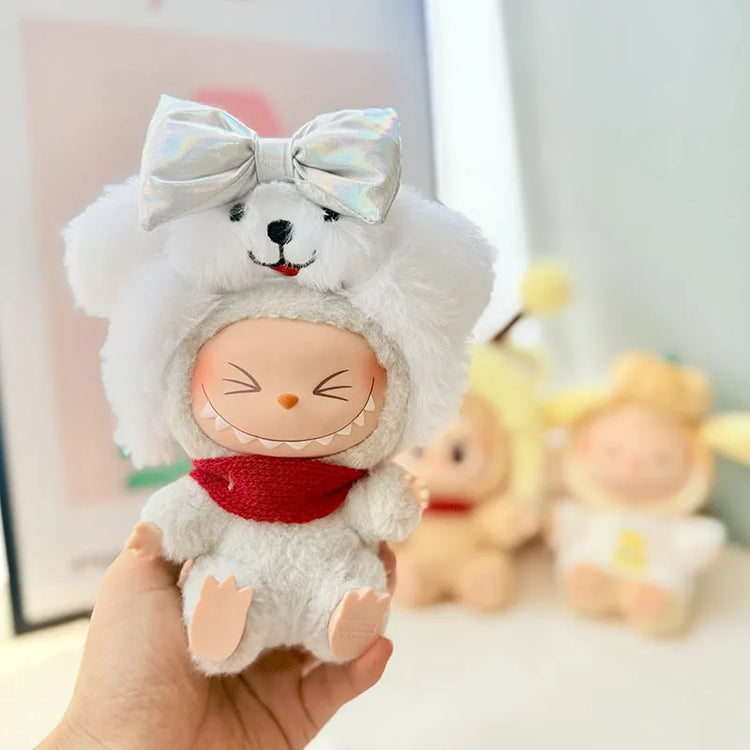 15cm/17cm Labubu Doll Costume Sitting Party 1st