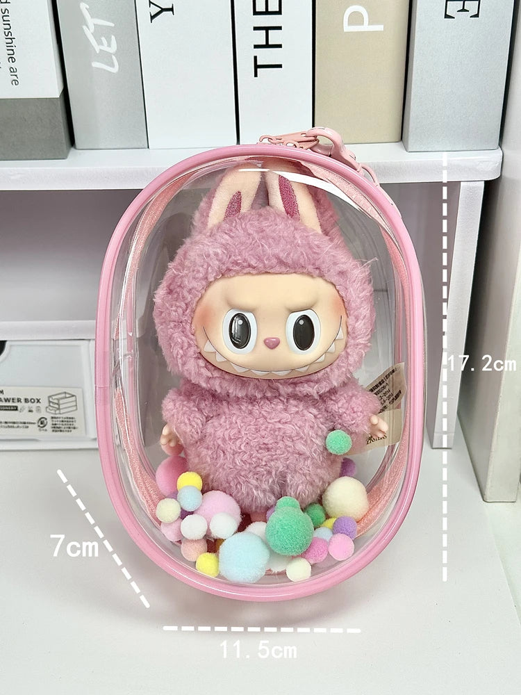 V1 V2 Labubu Protective Cover Cotton Doll Sitting