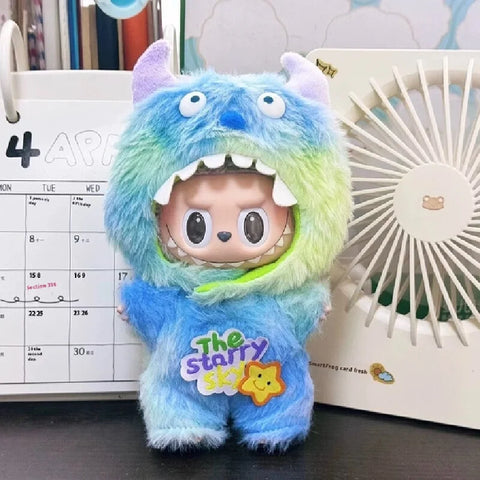 17cm Canvas Pendant Clothes In Stock Labubu