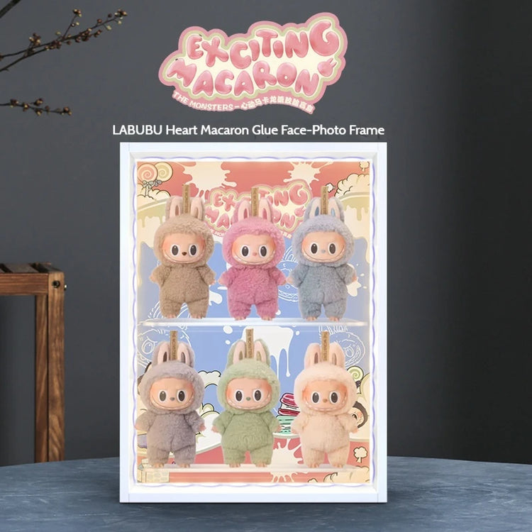 Labubu Heartbeat Macaroon Vinyl Face Plush Doll