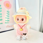 15cm/17cm Labubu Doll Costume Sitting Party 1st