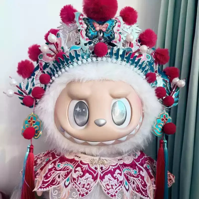 For 58cm Labubu Clothes Zimomo Big Leader Big