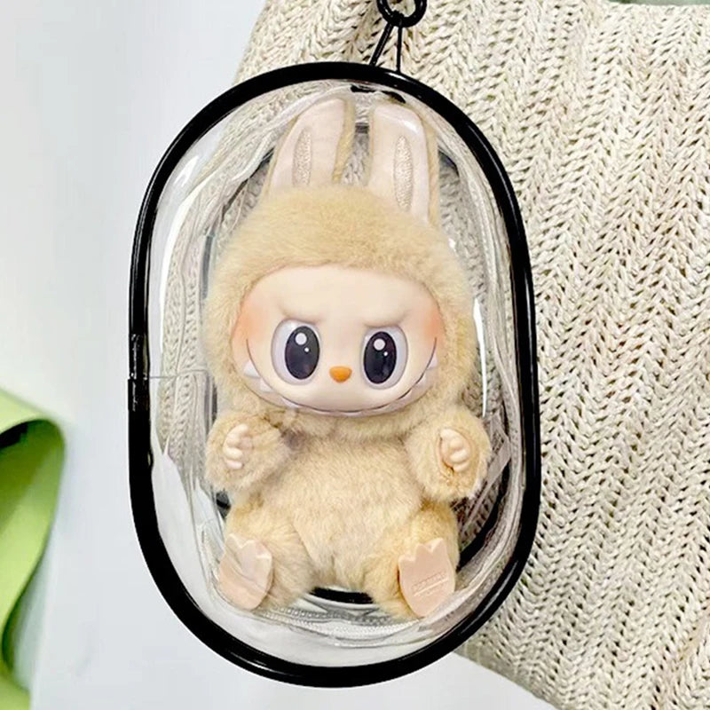 15cm Labubu Transparent Protective Cover Monster