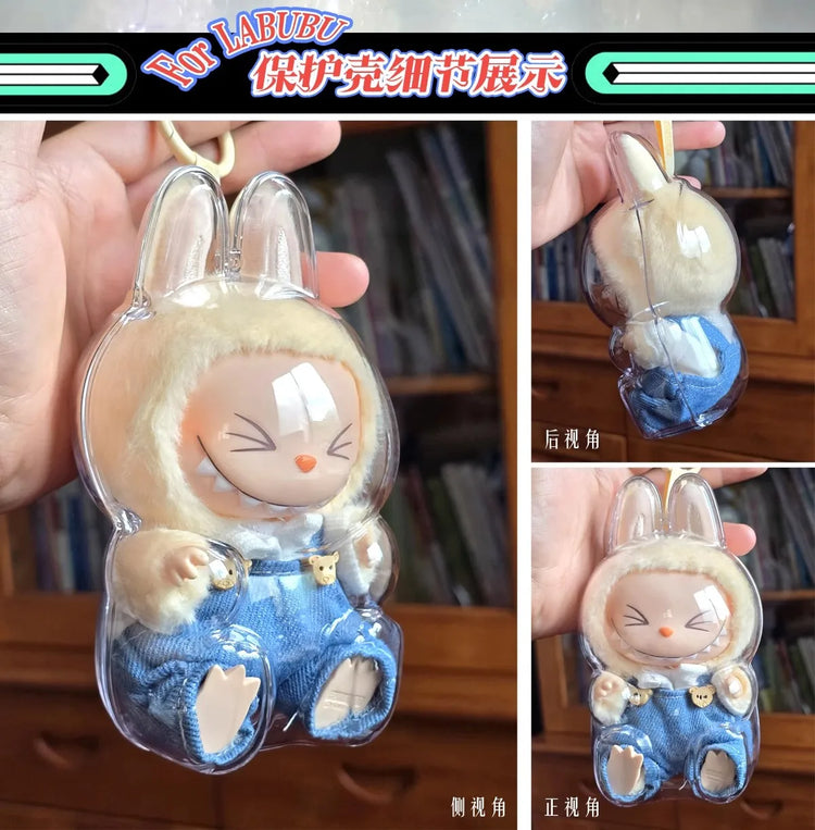 V1 V2 Labubu Protective Cover Cotton Doll Sitting