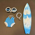 Sweet Labubu Summer Surfing Outfits Fashion