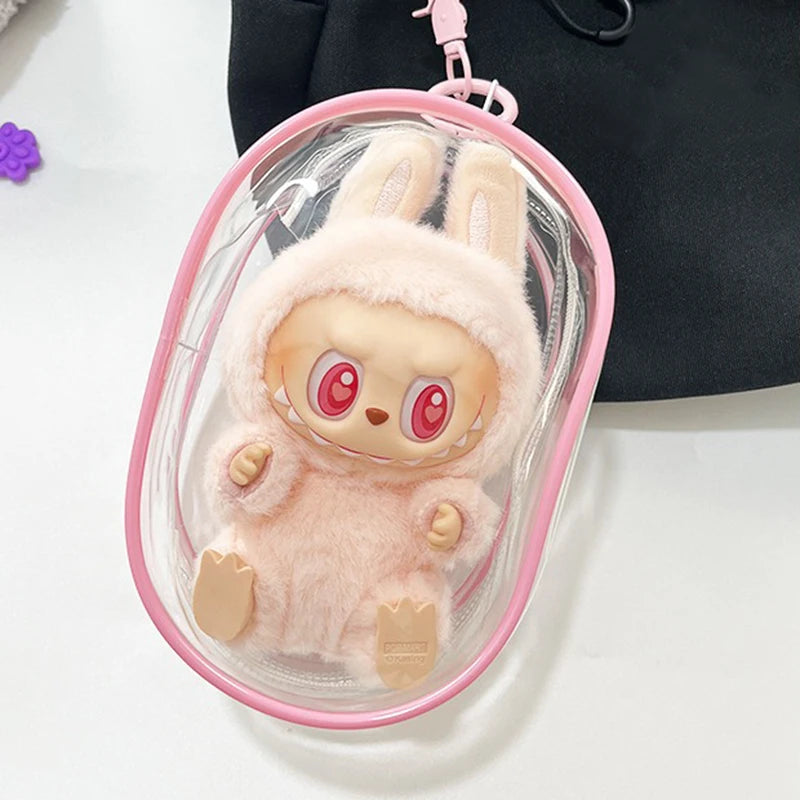 15cm Labubu Transparent Protective Cover Monster