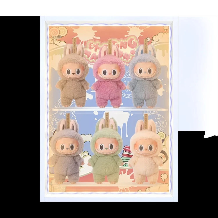 Labubu Heartbeat Macaroon Vinyl Face Plush Doll