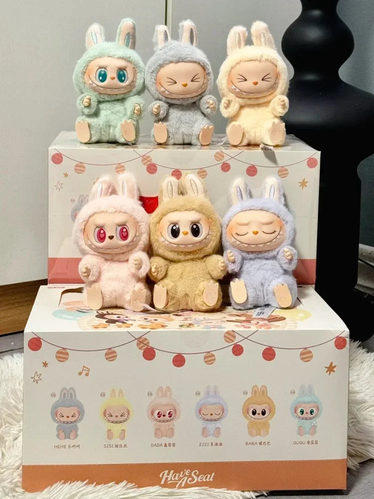 For Labubu Blind Box Toy Vinyl Doll Kawaii