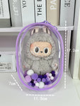 V1 V2 Labubu Protective Cover Cotton Doll Sitting