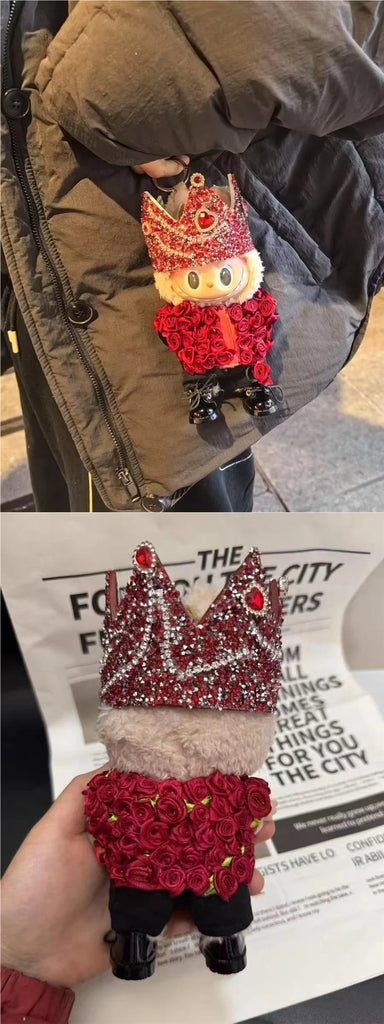 17cm Labubu G-Dragon Same Style Zimomo Baby