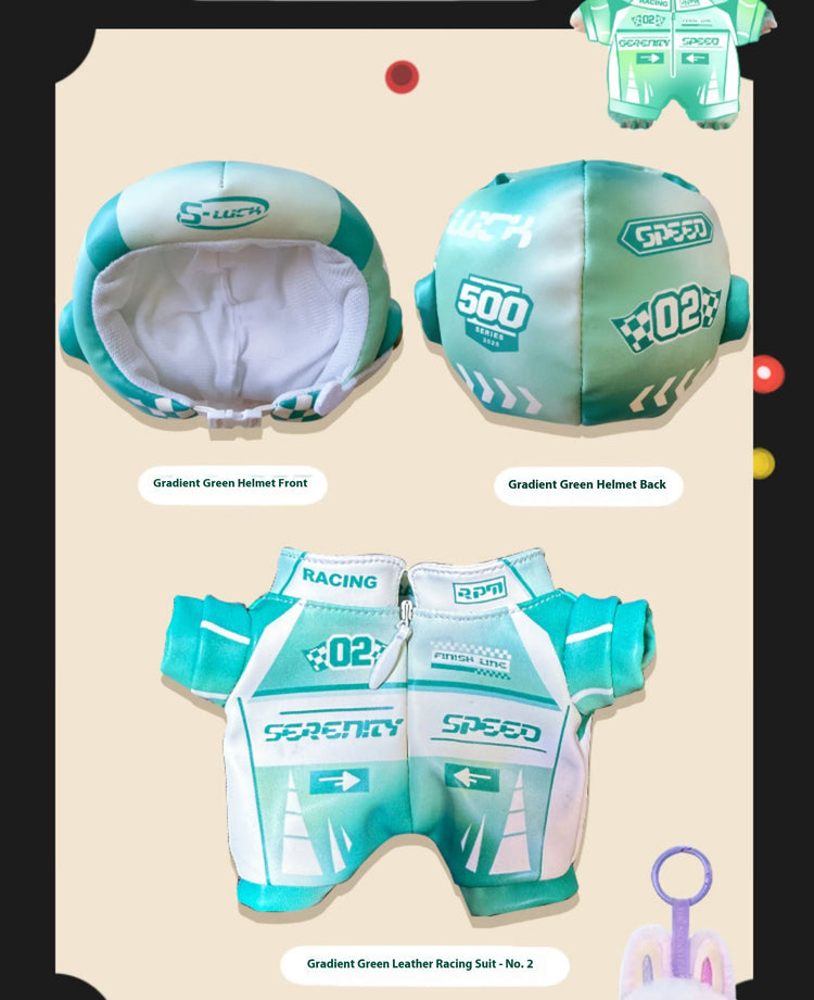 New Six-Color Racing Suit For Labubu Clothes