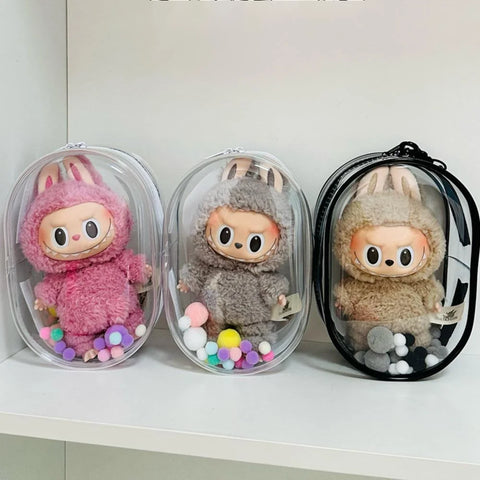 V1 V2 Labubu Protective Cover Cotton Doll Sitting