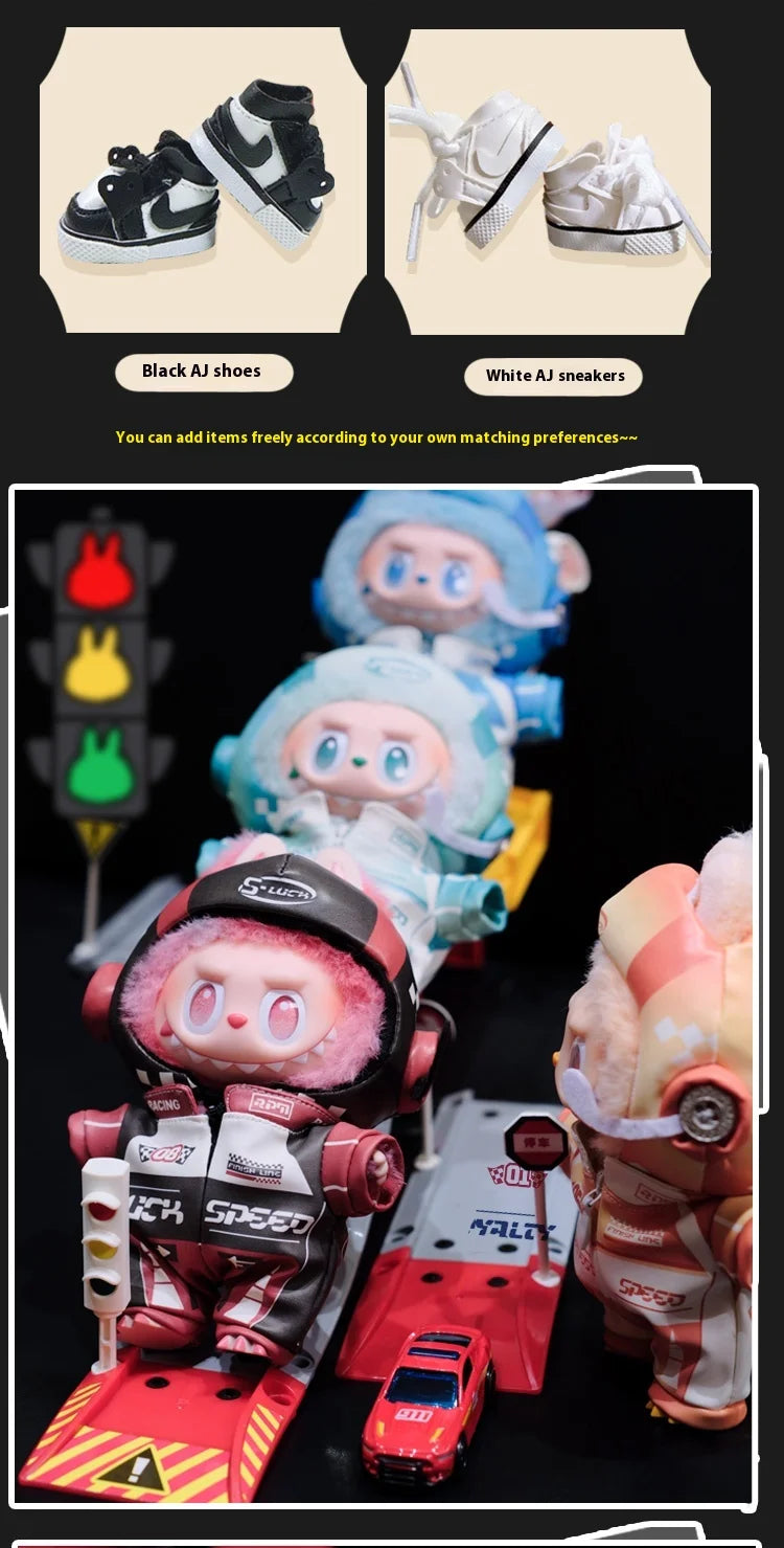 New Six-Color Racing Suit For Labubu Clothes