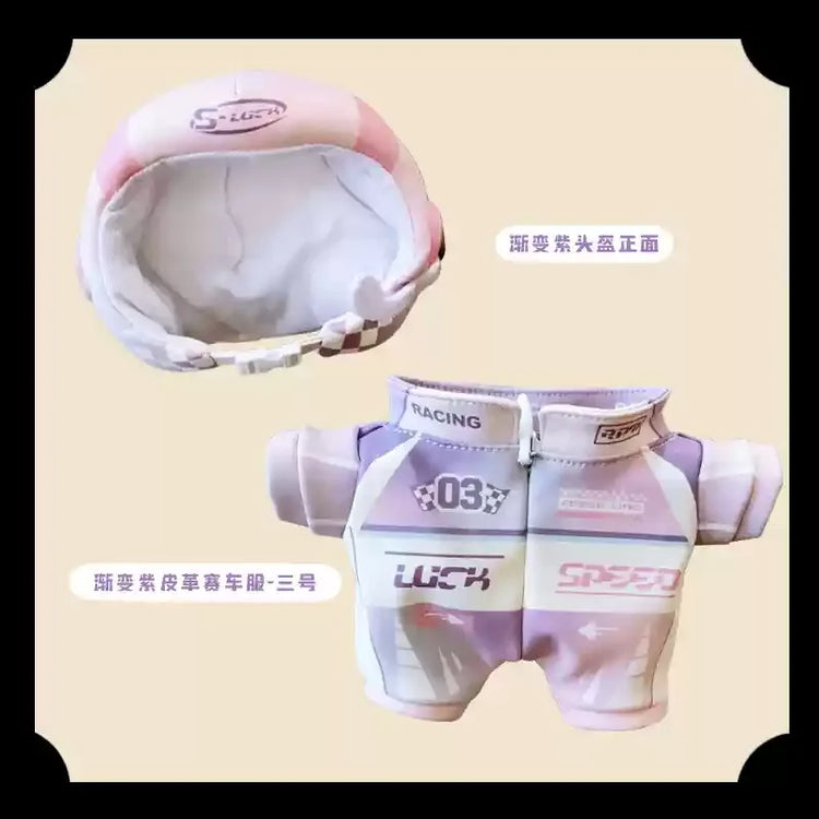 New Six-Color Racing Suit For Labubu Clothes