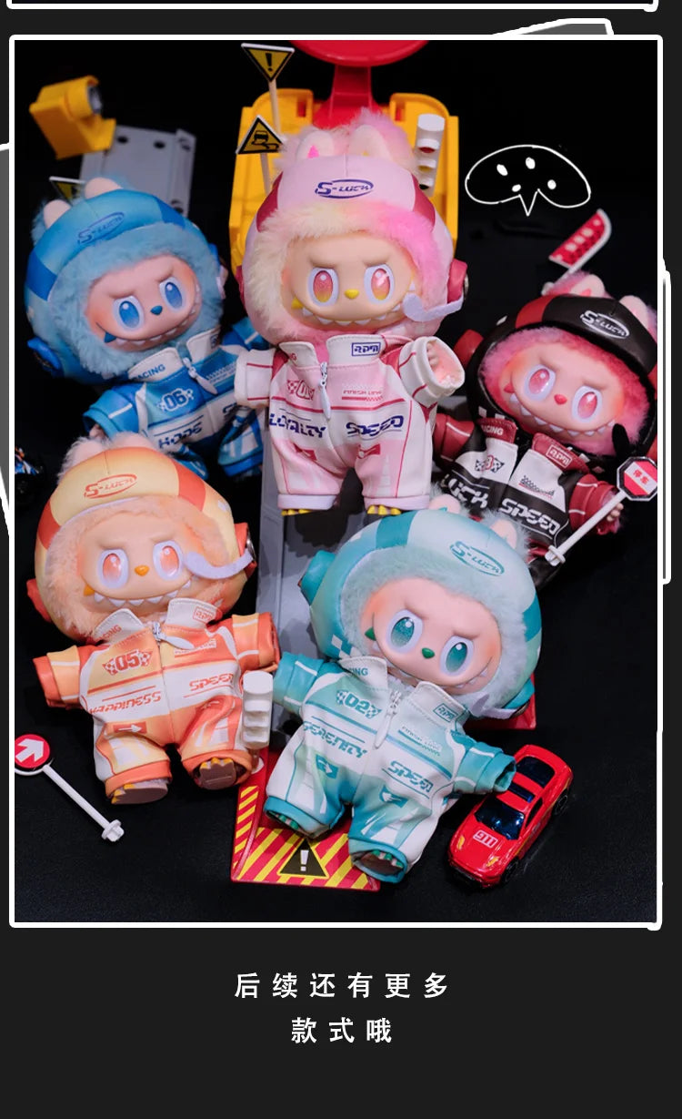 New Six-Color Racing Suit For Labubu Clothes