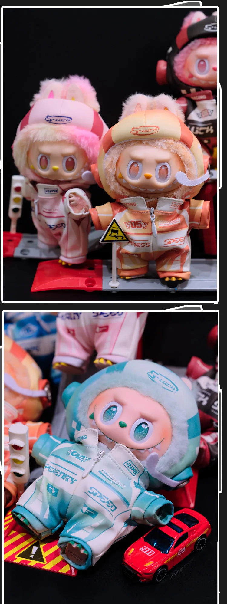 New Six-Color Racing Suit For Labubu Clothes