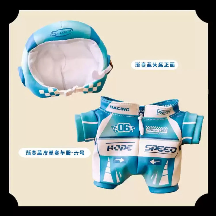 New Six-Color Racing Suit For Labubu Clothes