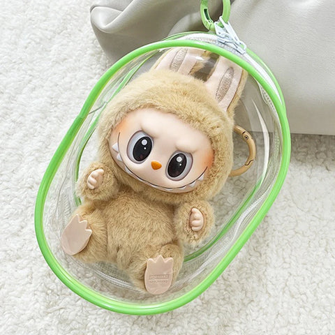 15cm Labubu Transparent Protective Cover Monster