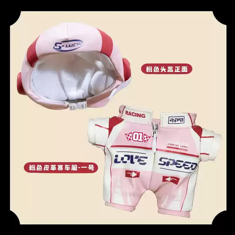 New Six-Color Racing Suit For Labubu Clothes