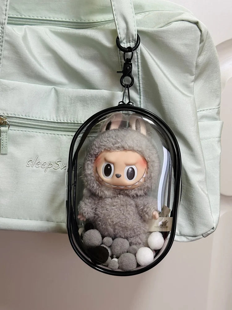 V1 V2 Labubu Protective Cover Cotton Doll Sitting